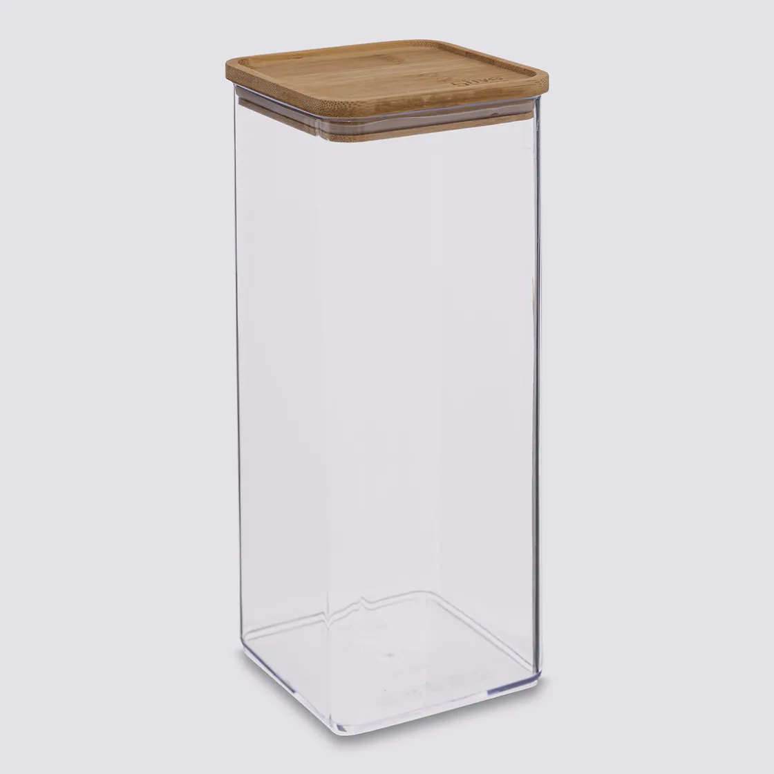 5five Boîte de conservation carrée couvercle bambou, 2L