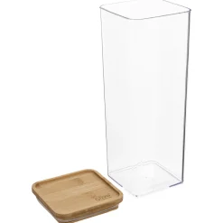 5five Boîte de conservation carrée couvercle bambou, 2L