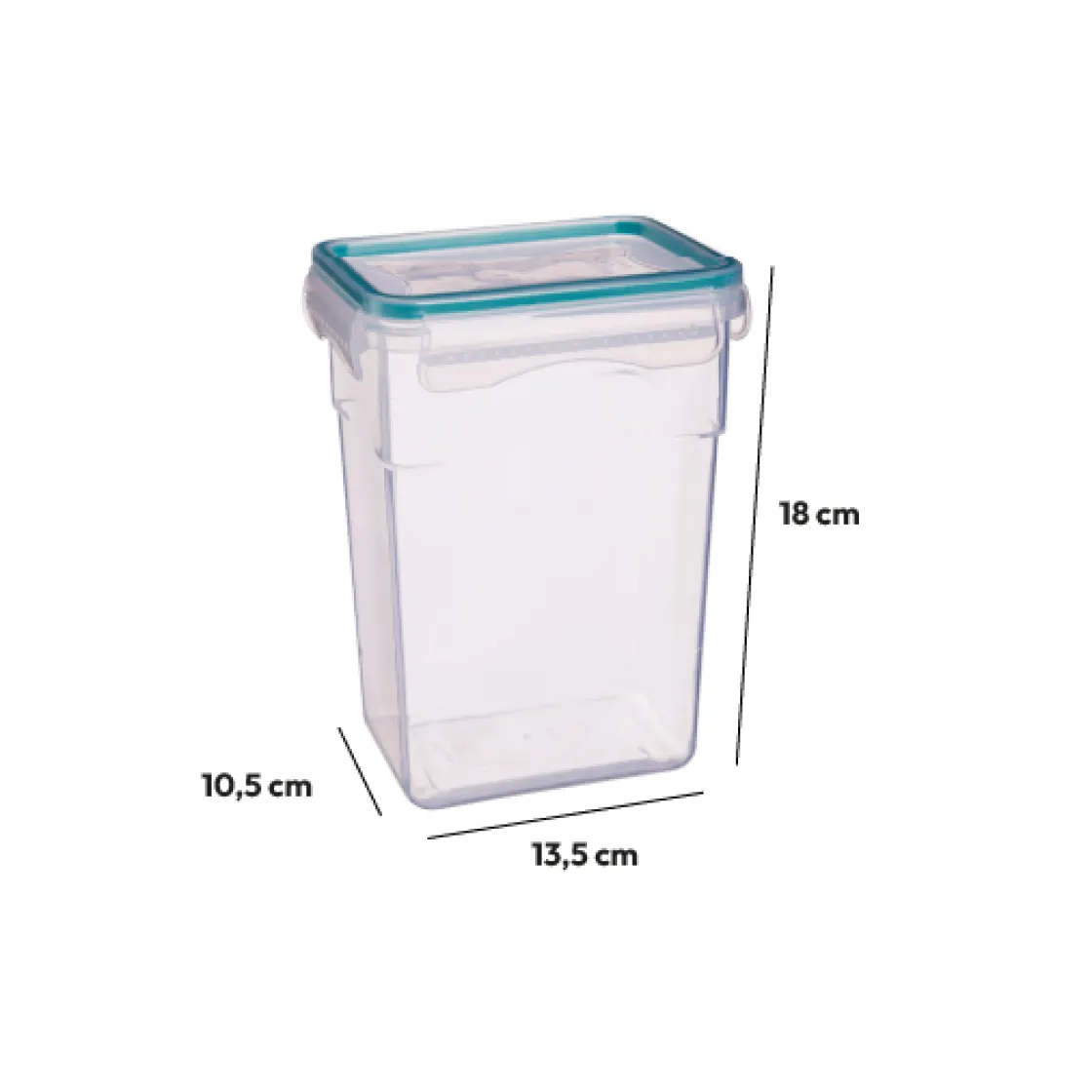 5five Boîte de conservation plastique 1,4L