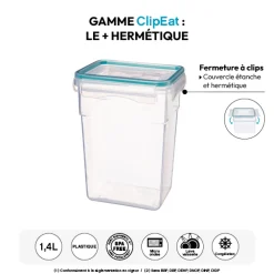 5five Boîte de conservation plastique 1,4L