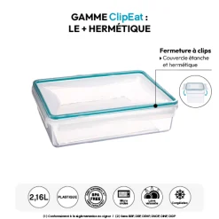 5five Boîte de conservation plastique 2,16L