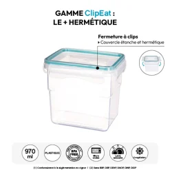 5five Boîte de conservation plastique 0,97L