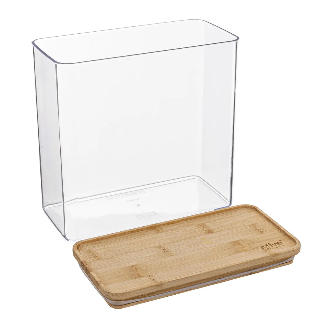 5five Boîte de conservation rect couvercle bambou, 3L