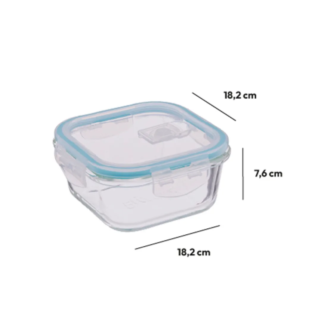 5five Boîte de conservation verre 1,18L
