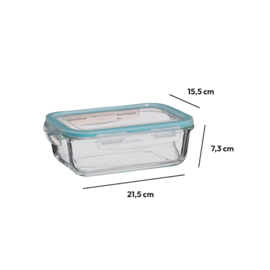 5five Boîte de conservation verre 1,18L