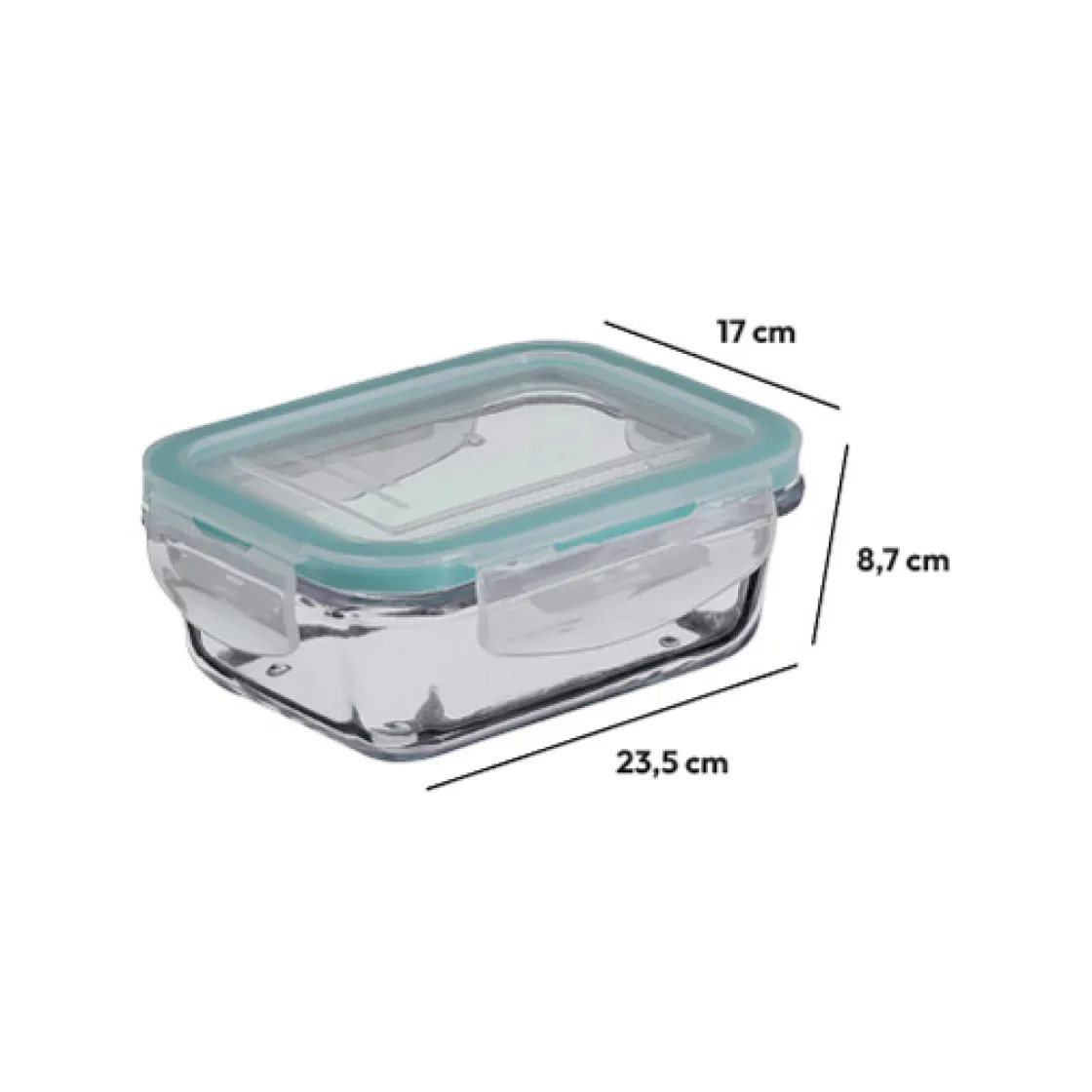 5five Boîte de conservation verre 1,73L