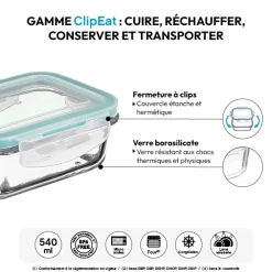 5five Boîte de conservation verre 0,54L