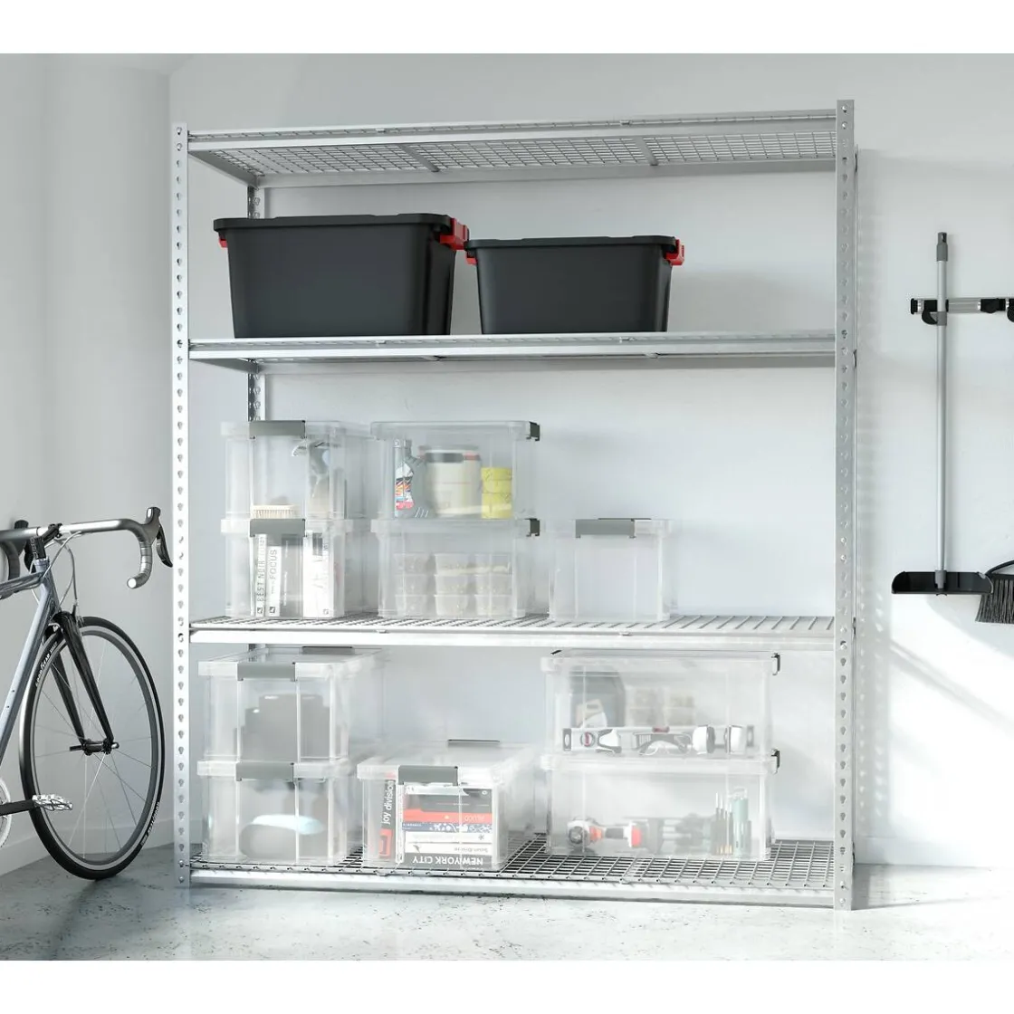 5five Boîte de rangement, 68L, Transparent