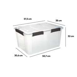 5five Boîte en plastique à clip 50L