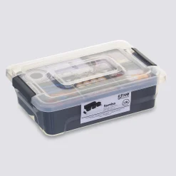 5five Boîte en plastique compartimentée 1,5L