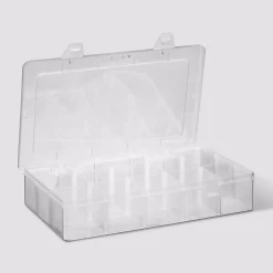 5five Boîte en plastique compartimentée, Grand format