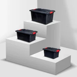 5five Boîte en plastique 30L, Noir