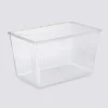 5five Boîte en plastique transparente 80L