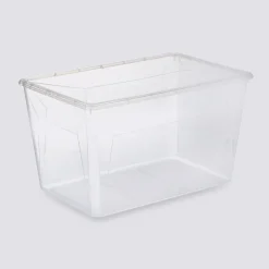 5five Boîte en plastique transparente 80L
