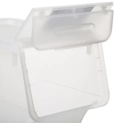 5five Boîte en plastique transparente à ouverture frontale 24L