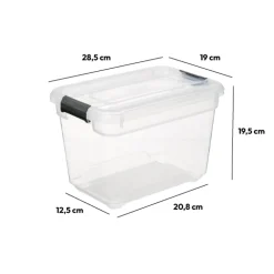 5five Boîte en plastique transparente 6,4L