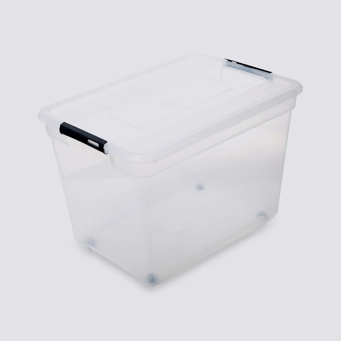 5five Boîte en plastique transparente 80L