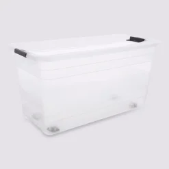 5five Boîte en plastique transparente 83L