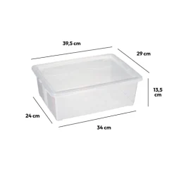 5five Boîte en plastique transparente 11L