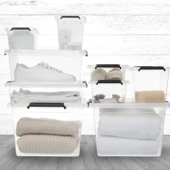 5five Boîte en plastique transparente 32L