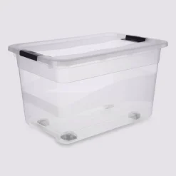 5five Boîte en plastique transparente 52L