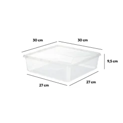 5five Boîte en plastique transparente 6,2L