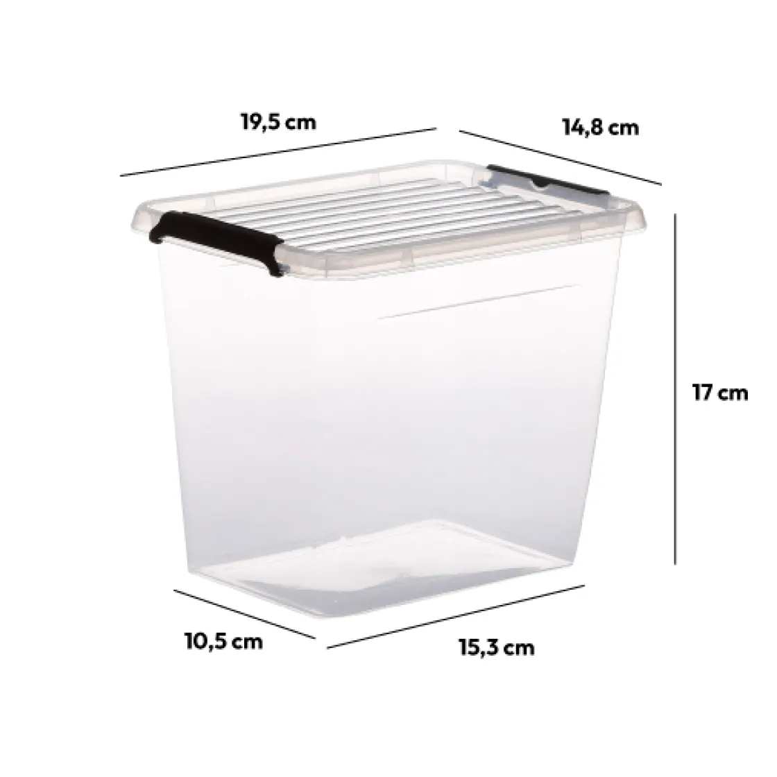 5five Boîte haute avec couvercle 3L