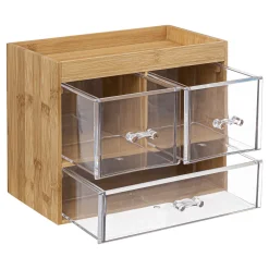 5five Boîte organiseur 3 tiroirs transparents