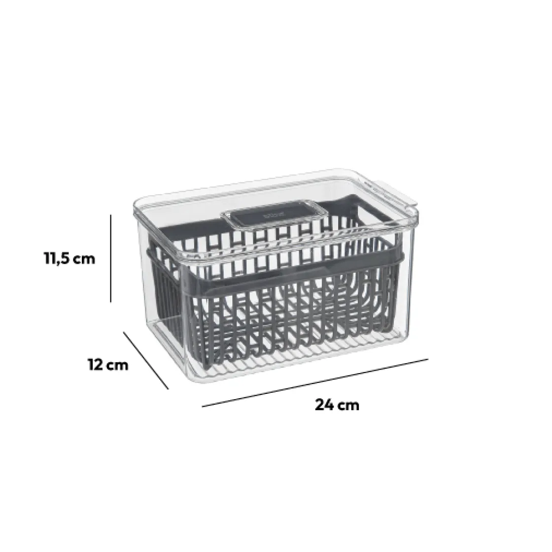 5five Boîte organiseur frigo 24x15cm
