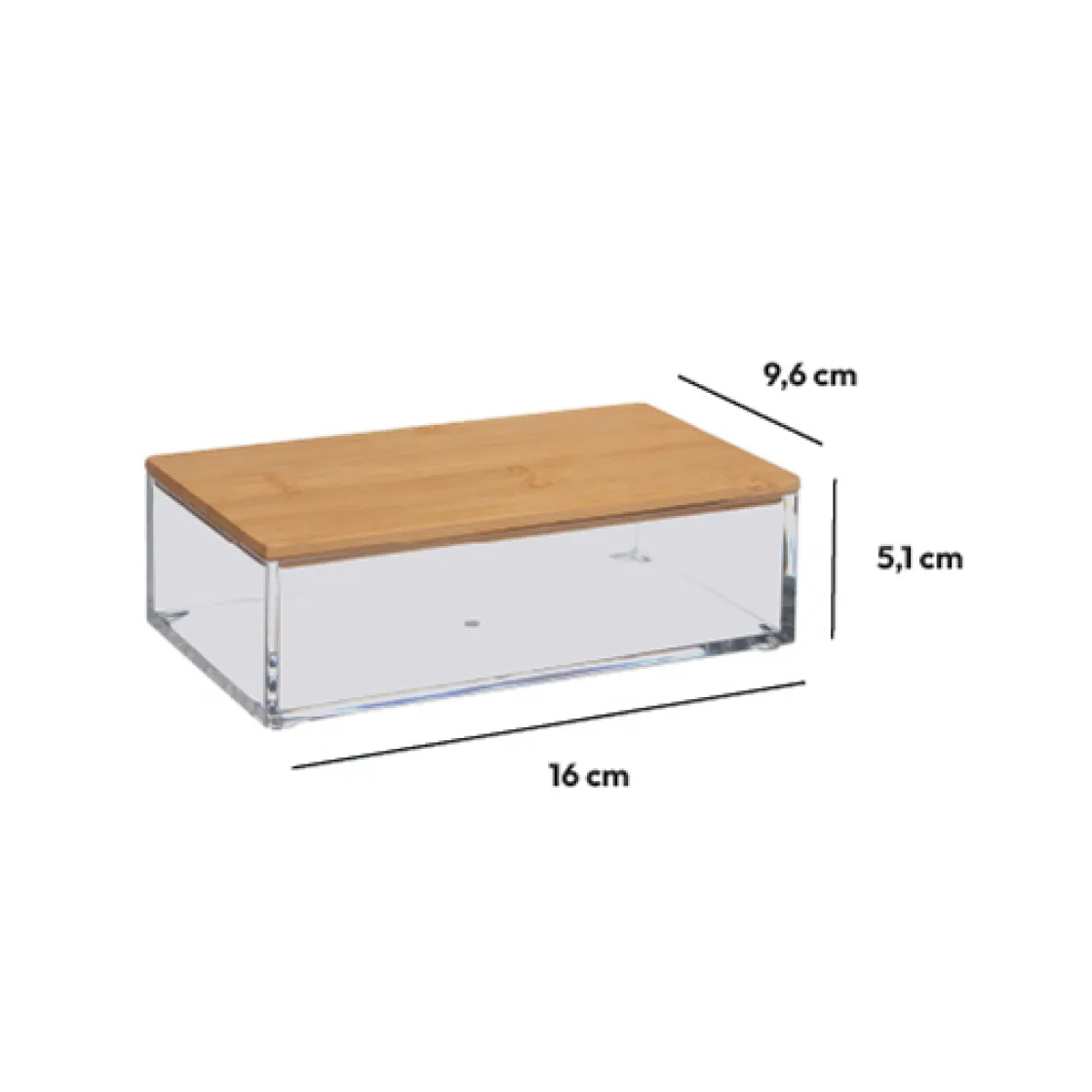 5five Boîte rectangulaire, Petit modèle