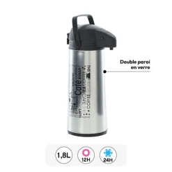 5five Bouteille isotherme inox 1,8L