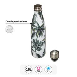 5five Bouteille isotherme 0,5L tropical