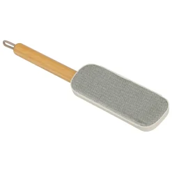 5five Brosse à textile, manche en bambou - Gris