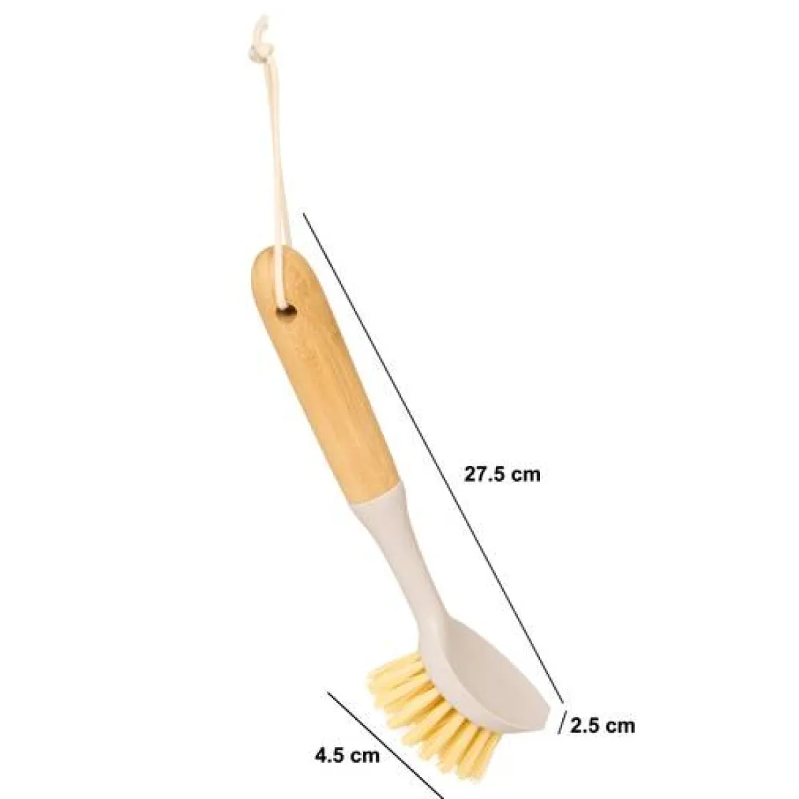 5five Brosse à vaisselle, H.22 cm, Beige