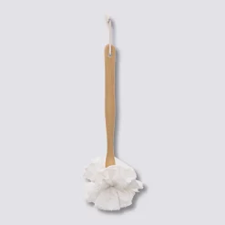 5five Brosse de bain fleur bois