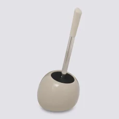 5five Brosse WC céramique, Beige naturel