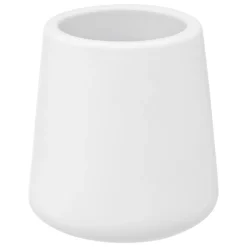 5five Brosse WC céramique, Blanc coton