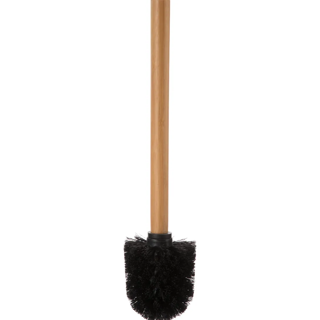 5five Brosse WC en bambou, Noir