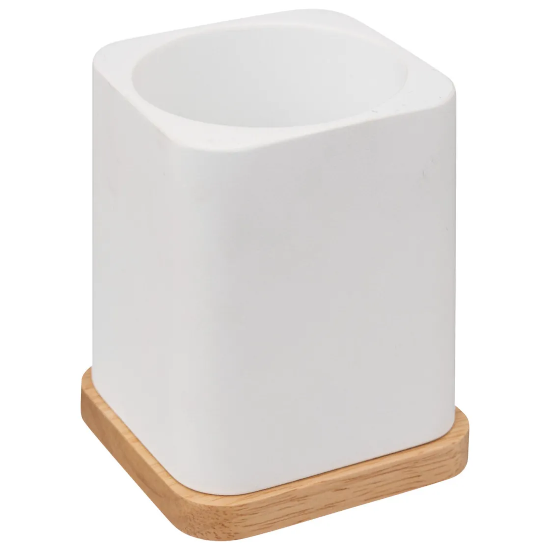 5five Brosse WC en résine, Blanc