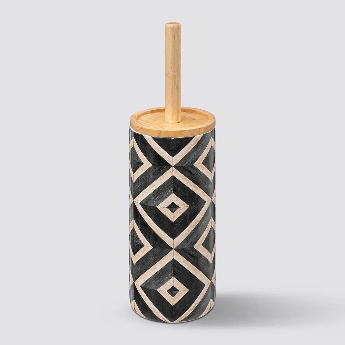 5five Brosse WC, Noir et beige