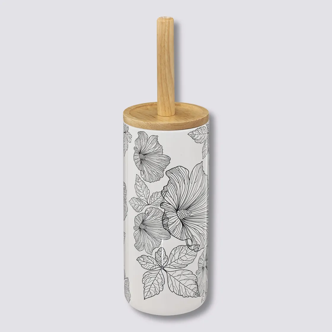 5five Brosse WC, Noir et Blanc