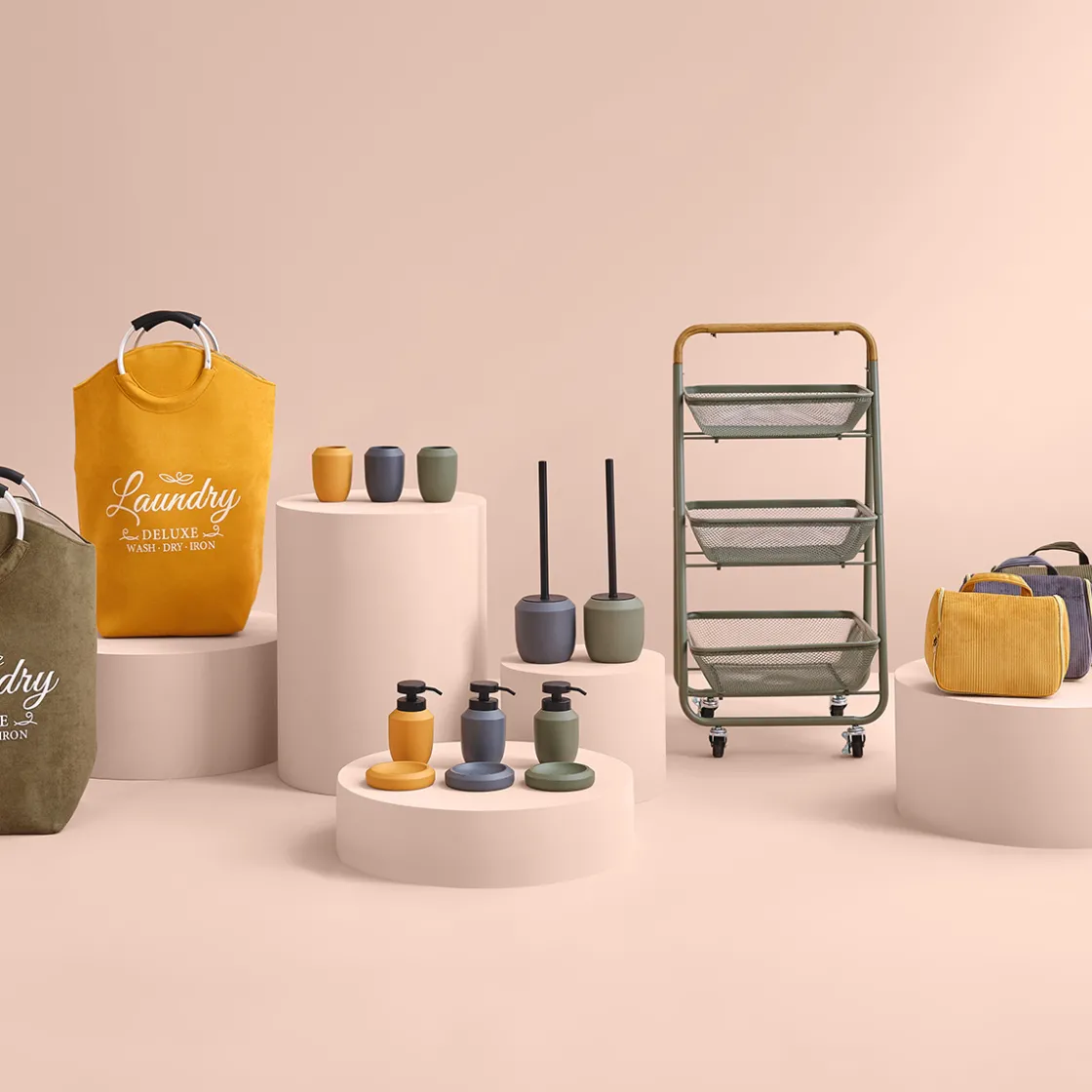 5five Brosse WC, Vert kaki