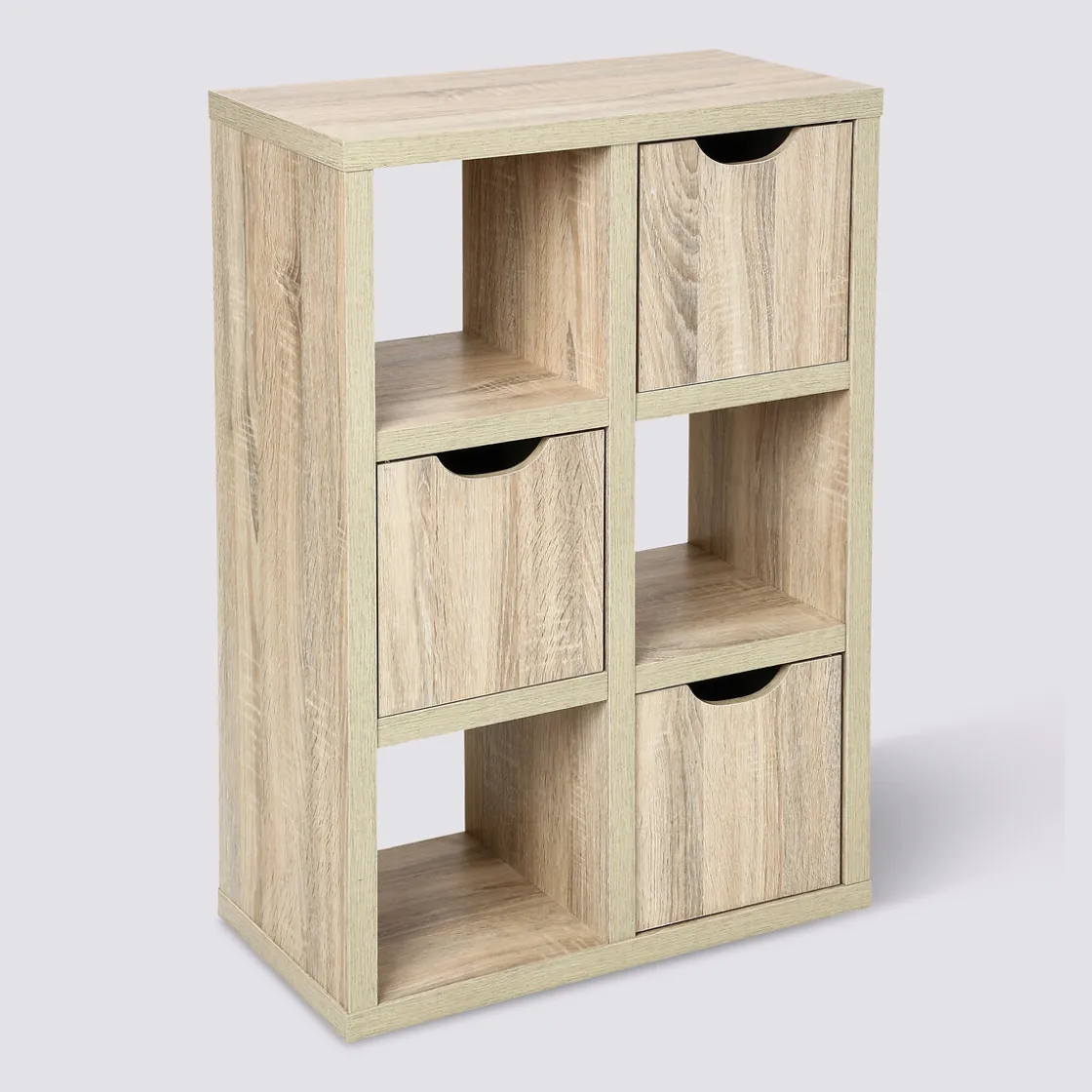 5five Buffet 3 portes, Effet chêne naturel