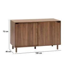 5five Buffet 2 portes, marron