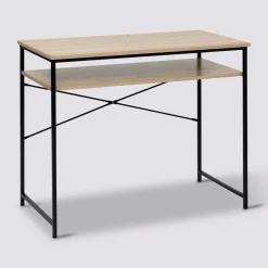 5five Bureau 75x90cm, Effet bois