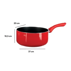 5five Casserole Aluminium, 20 cm