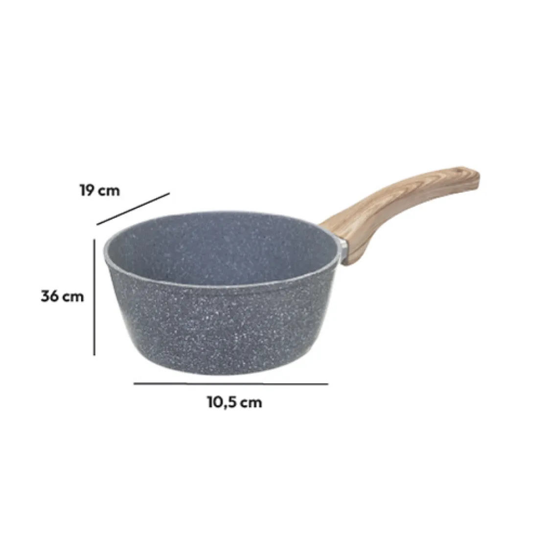 5five Casserole Aluminium forgé, 18 cm