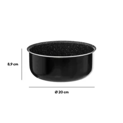 5five Casserole Aluminium pressé, 20 cm