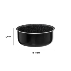 5five Casserole Aluminium pressé, 18 cm