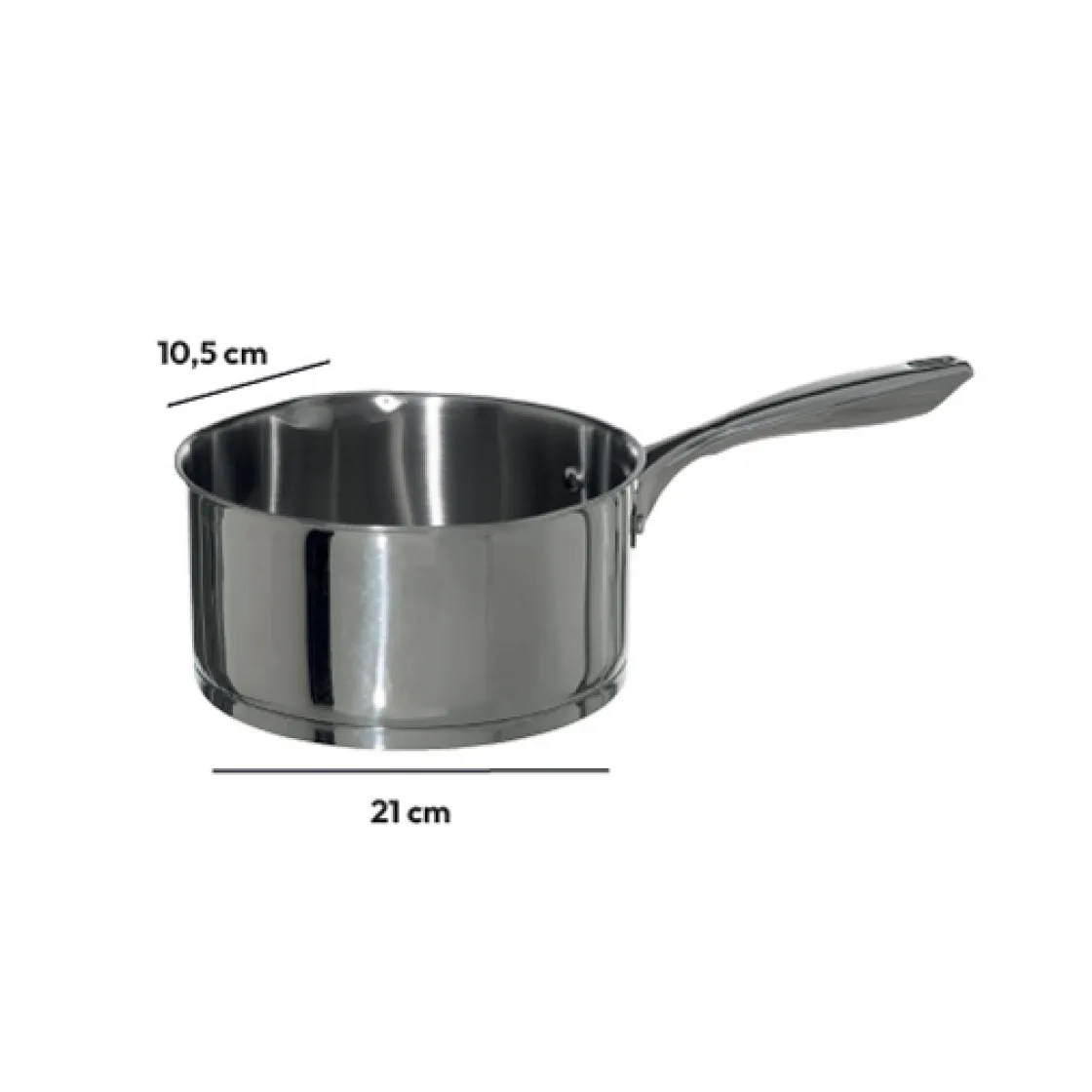 5five Casserole Inox, 20 cm